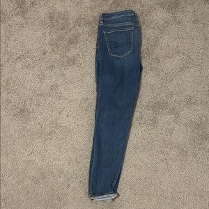 American Eagle Outfitters Dark Blue Skinny Jeans